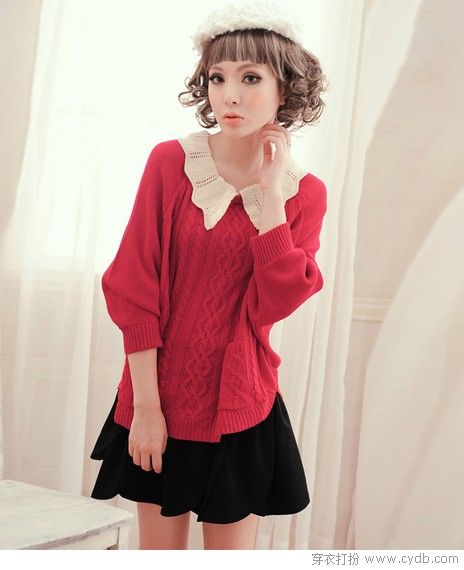 秋搭fashion第一式：毛衣+半身裙